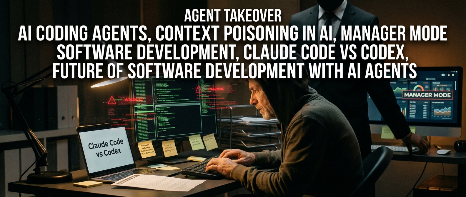 Terminal AI Agents Hijack Coding, Context Poisoning Threatens Developers, Manager Mode Takes Over
