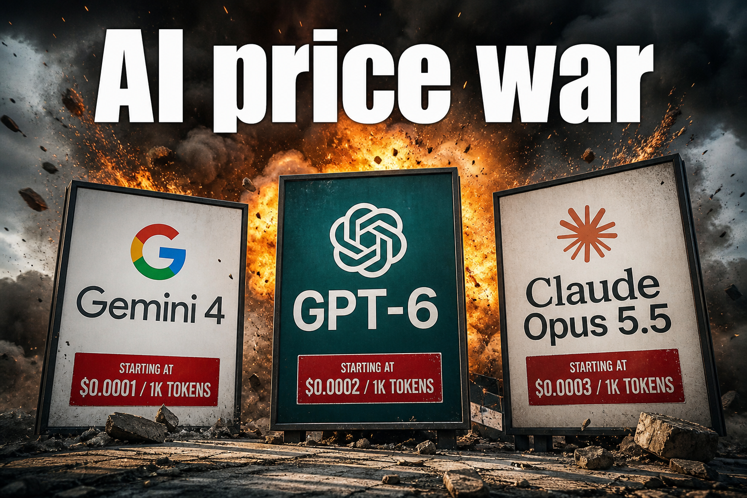 AI Price War Just Exploded – Gemini 4 vs GPT-6 and Claude Opus 5.5